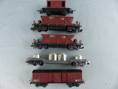 Jouef lot de 5 wagons - jouef, ho
